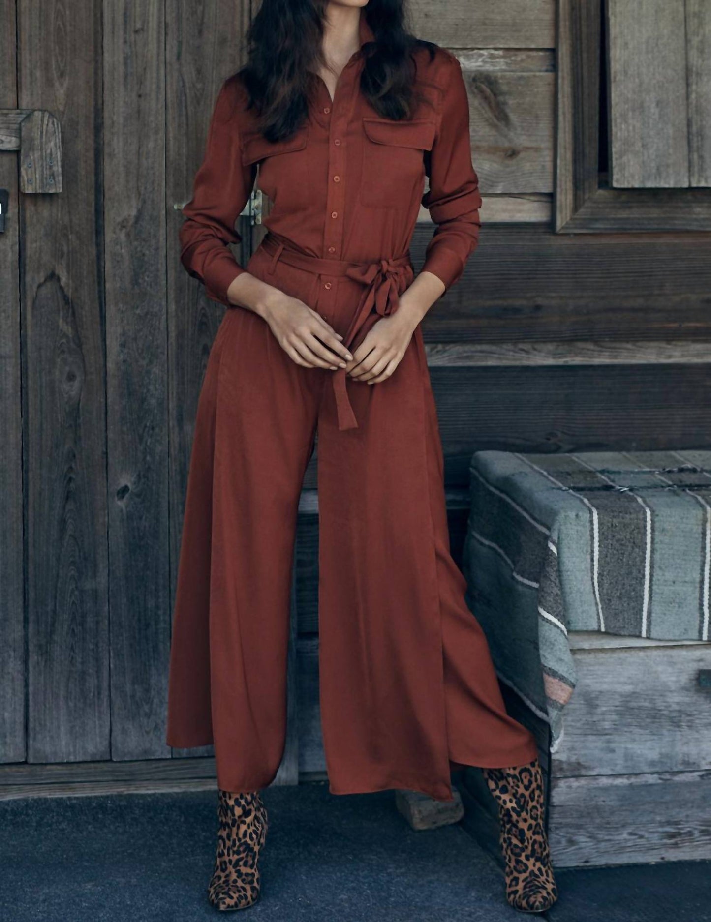 Elan - Button Up Jumpsuit