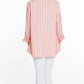 Multiples - Wire Collar Stripe Blouse