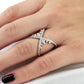 Doves By Doron Paloma - Women's Criss Cross Diamond Fashion Ring