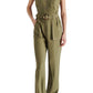 Steve Madden - Gene Jumpsuit with Belt and Utility Pockets