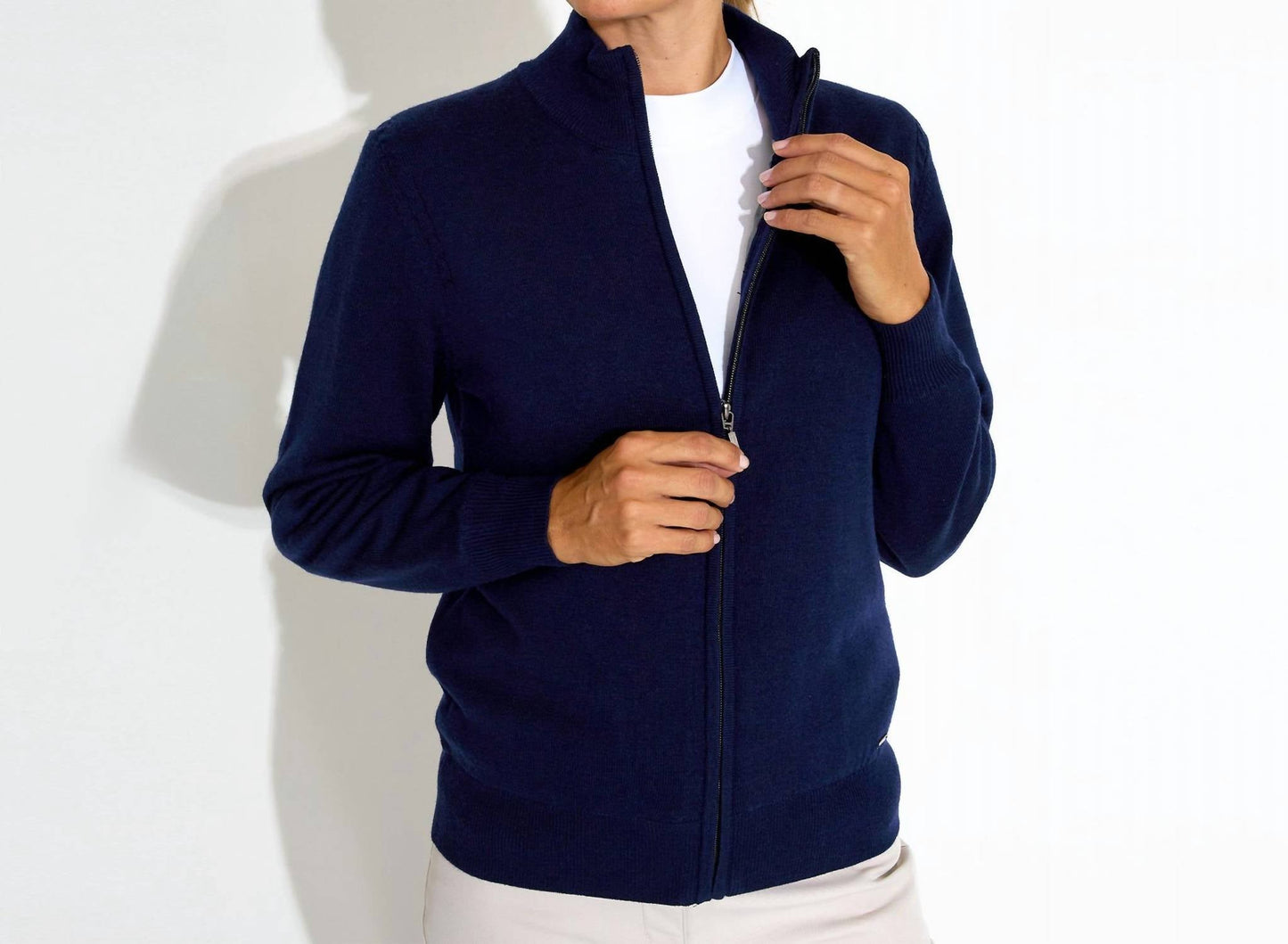 Abacus Sportswear Us - Lds Liffin Knitted Windstopper Cardigan