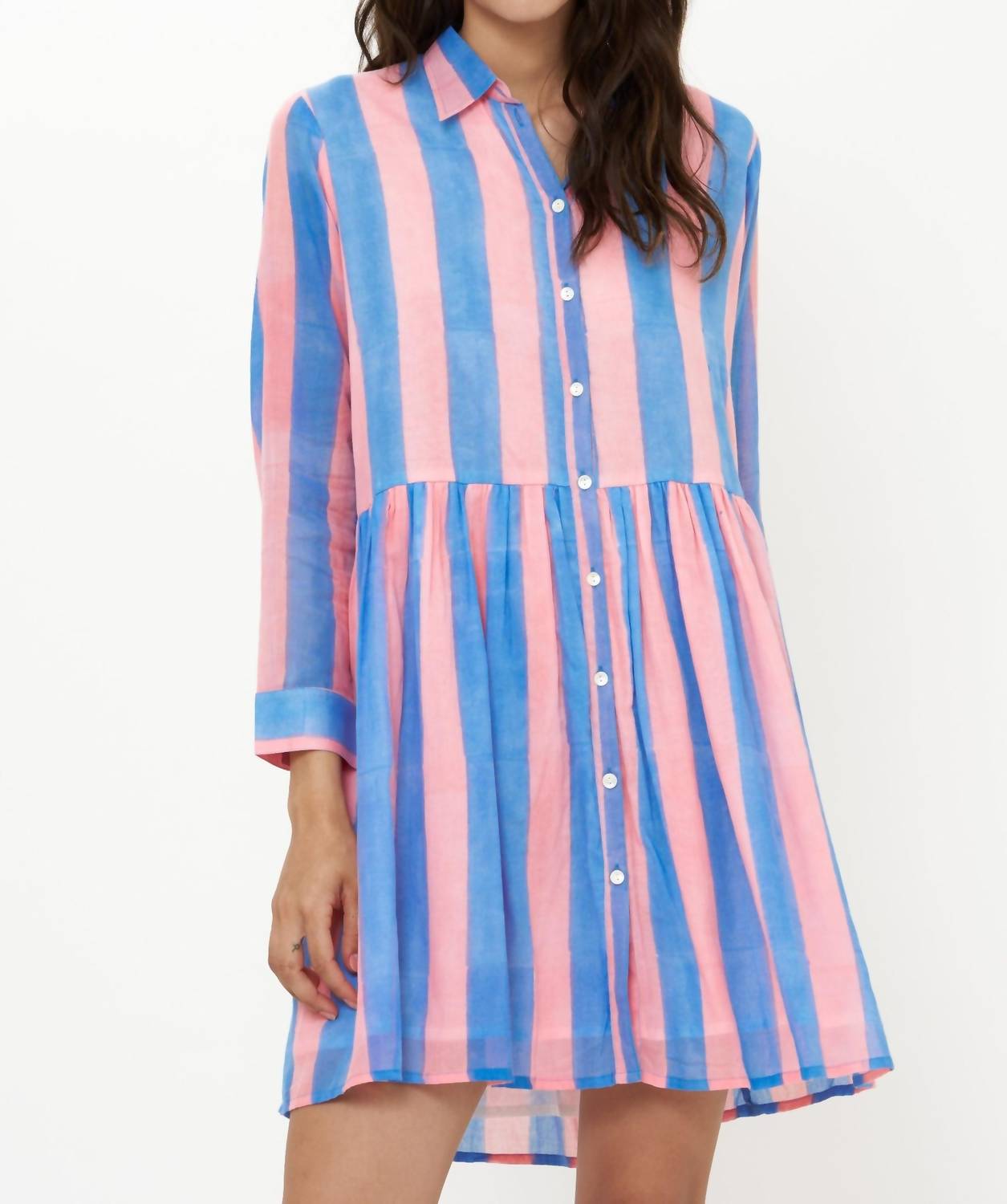 Oliphant - Long Sleeve Shirt Mini Dress