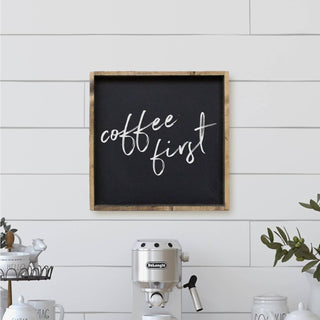 Williamraedesigns - Coffee First Wood Sign