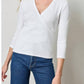 Lilla P - Women's Surplice Sweater