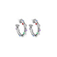 Daniela Salcedo - Women's Trufa Rainbow Hoop Earrings
