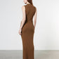 Enza Costa - SILK SWEATER RIB MOCKNECK DRESS