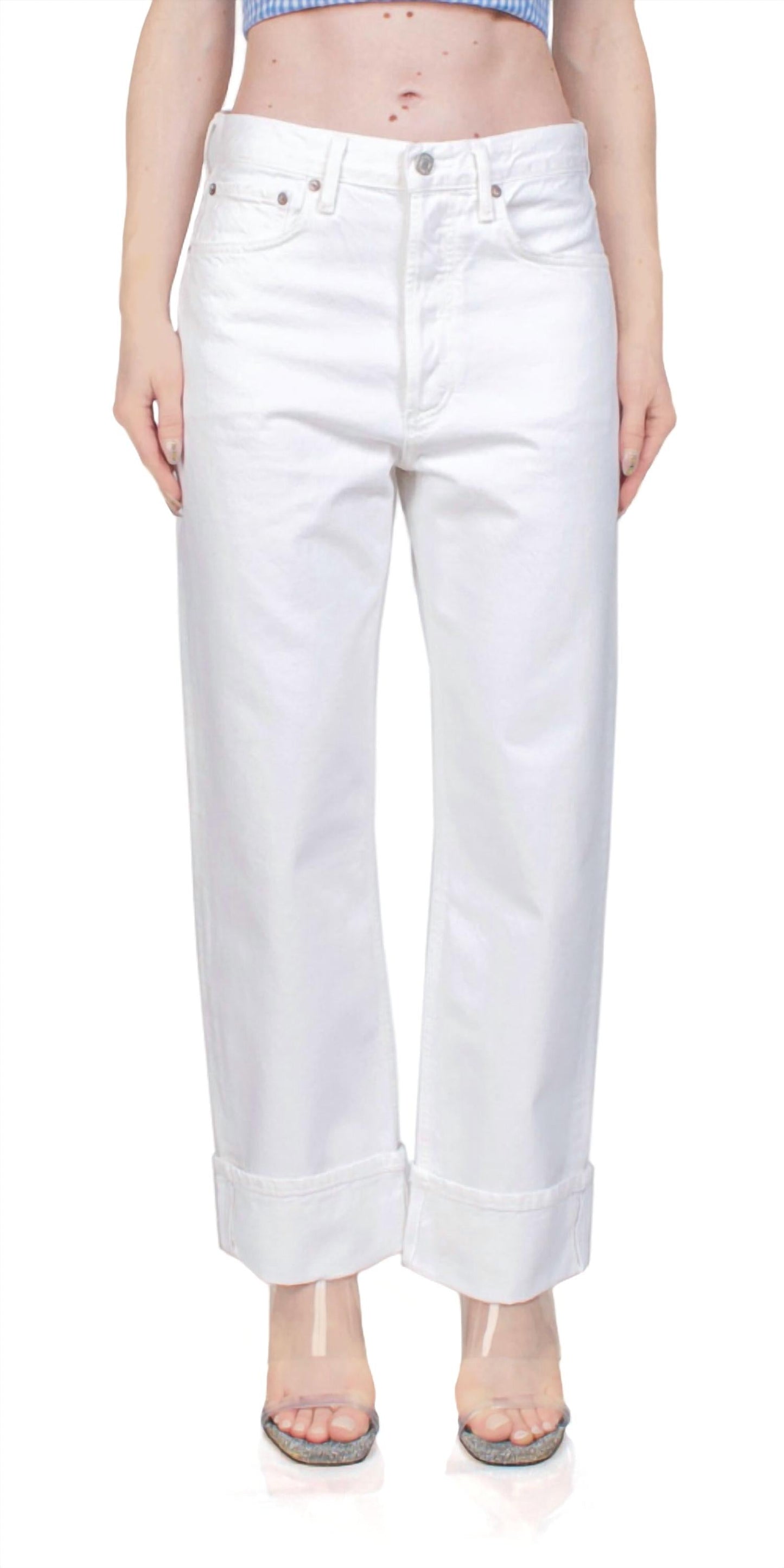 Agolde - Fran Low Slung Straight Jean