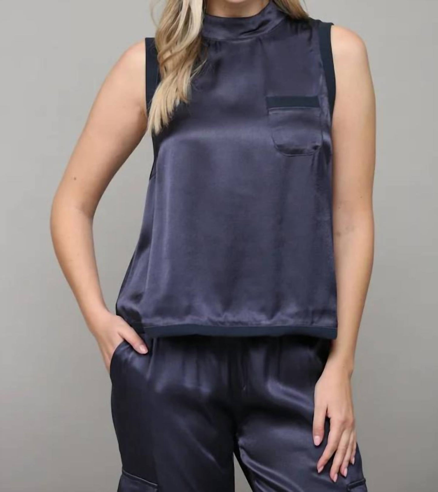 Fate - Sleeveless Silky Top