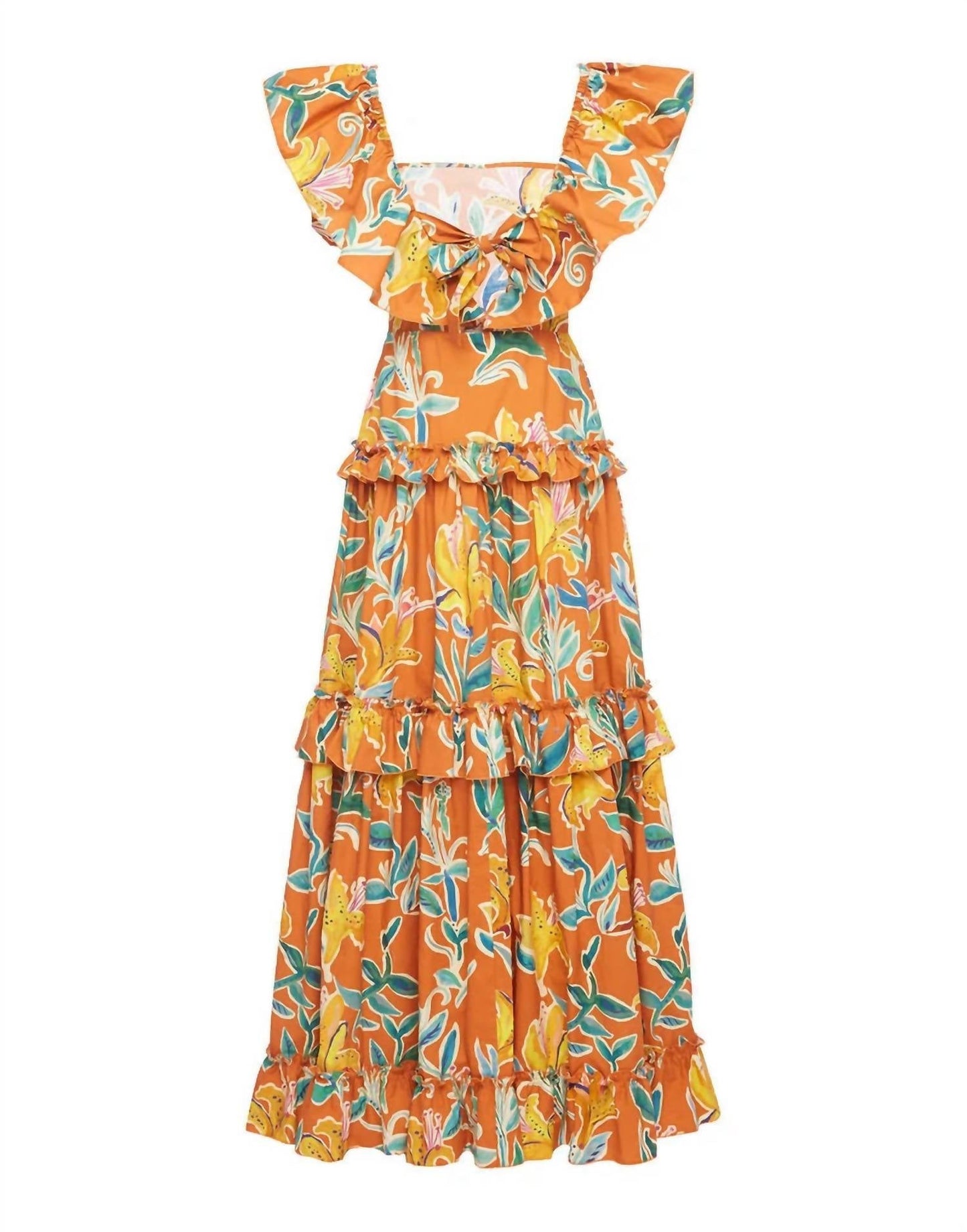 La Doublej - Scarlett Ruffle Maxi Dress