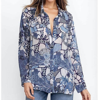 Johnny Was - Camiseta MOONLIGHT Leya