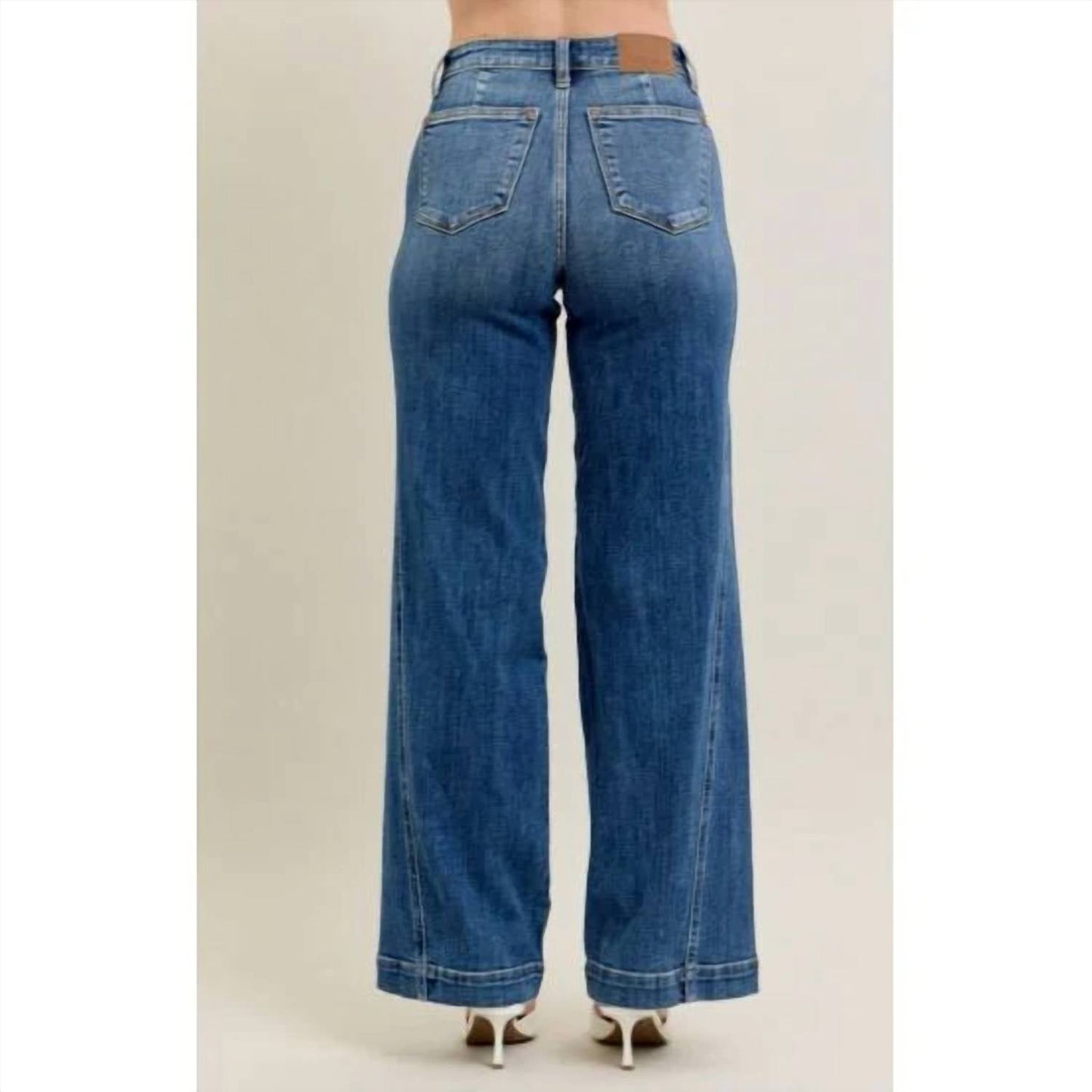 Judy Blue - High Waist Trouser Wide Leg Jeans