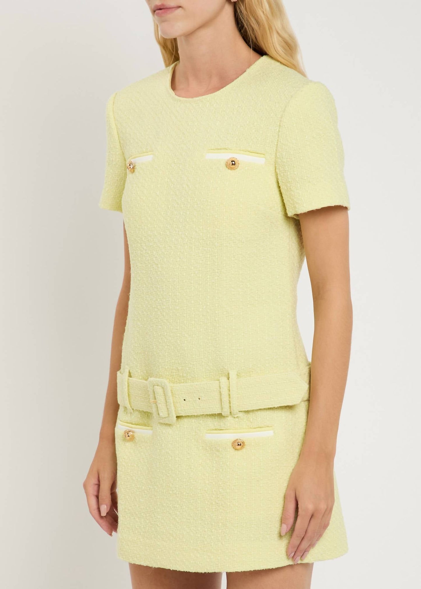 Self-Portrait - Boucle Mini Dress