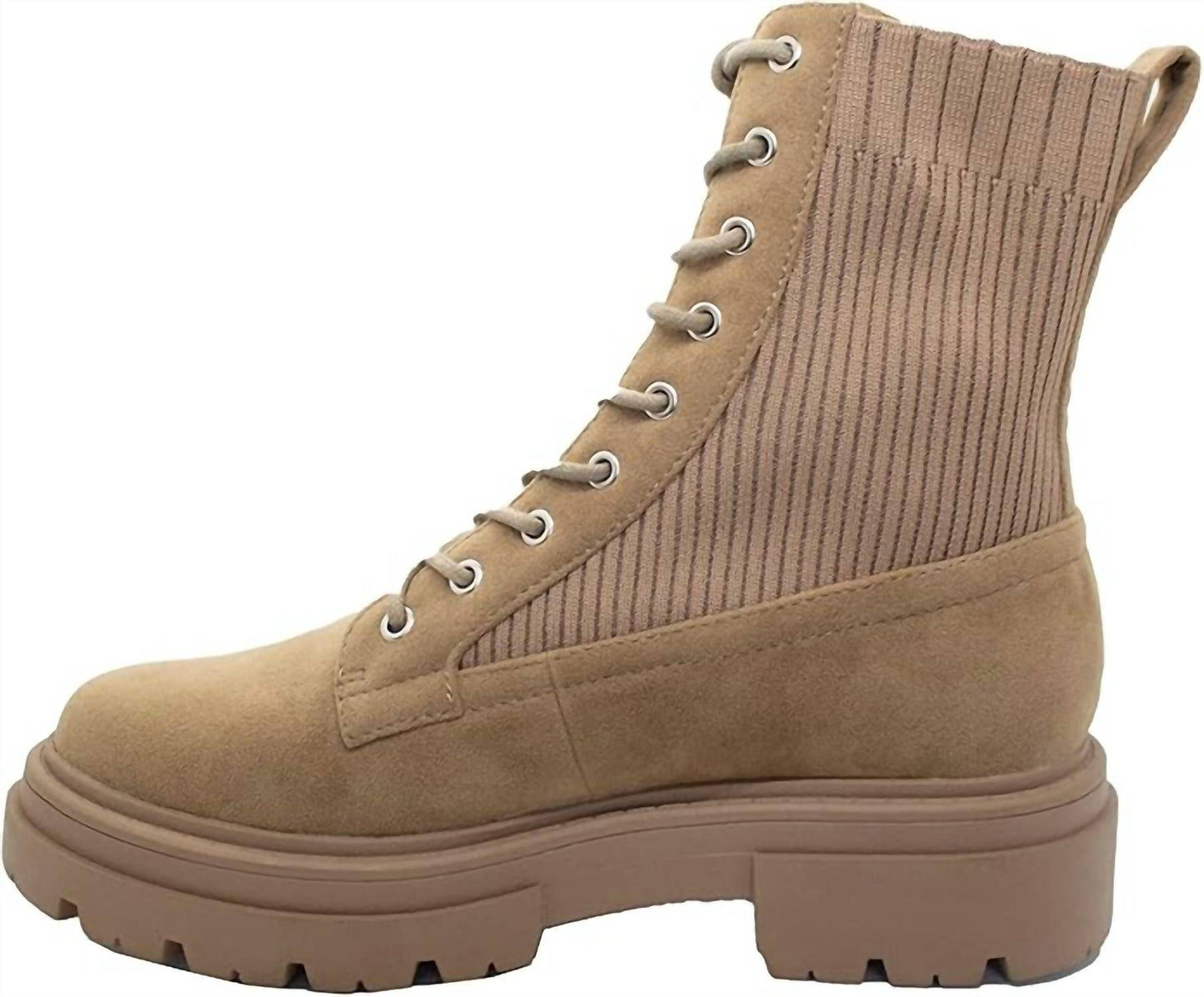 Cozzy Girl - Journey Suede Combat Boots