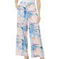Entro - High Waisted Wide Leg Print Pants