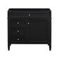Bathroom Vanity With 2 Drawers and Tip-Out Drawer Storage Cabinet