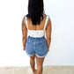 Anniewear - Drown Me In Love Loose Fit Denim Shorts