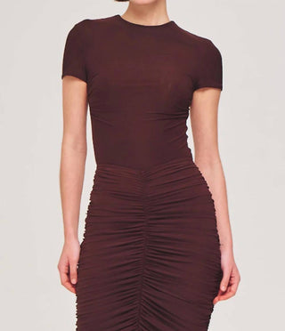 Ronny Kobo - Rae Short Sleeve Bodysuit