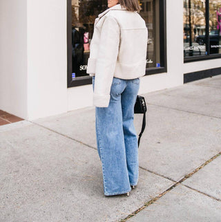 Steve Madden - JAQUETA DE COURO FALSO