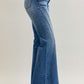 Judy Blue - Jaqueline Angular Seam Flare Jeans