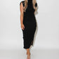 Thml - Turtleneck Midi Dress With Button Details