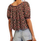 Free People - Astra Peasant Floral Print Top