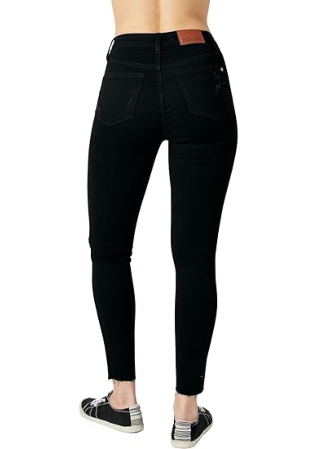 Judy Blue - High Waist Raw Hem Skinny Jean