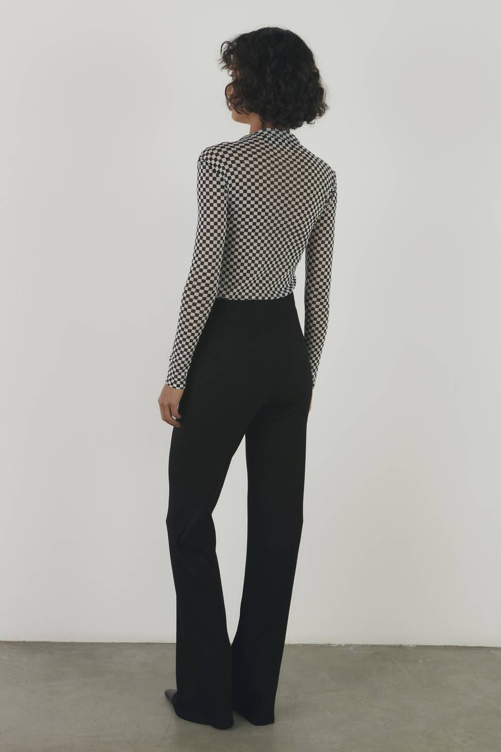Enza Costa - MESH L/S TWIST TOP
