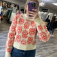 &Merci - Floral Pattern Sweater