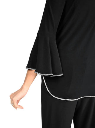 Frank Lyman - Blusa Bell com manga três quartos