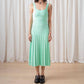 Ali Golden - Fitted Tank Dress With Pleated Skirt