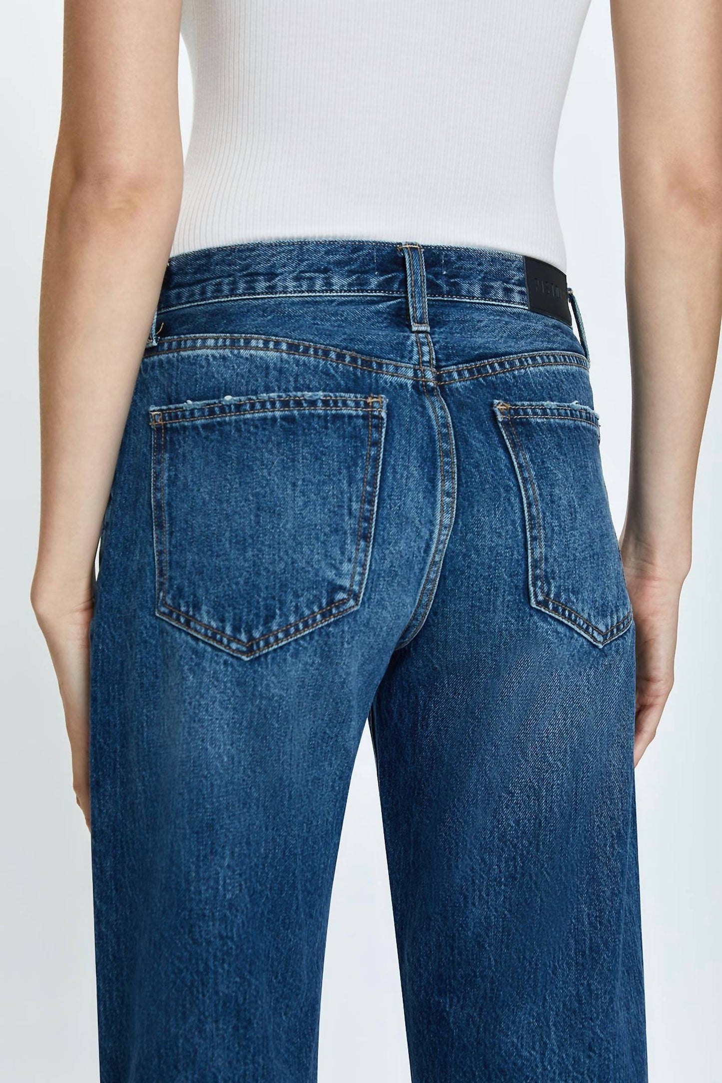 Pistola - Lexi Mid-rise Bowed Leg Jeans