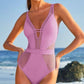 Becca - Plunge-neck One-piece Swimsuit