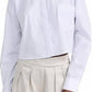 Good American - STRIPE UNIFORM SHIRT