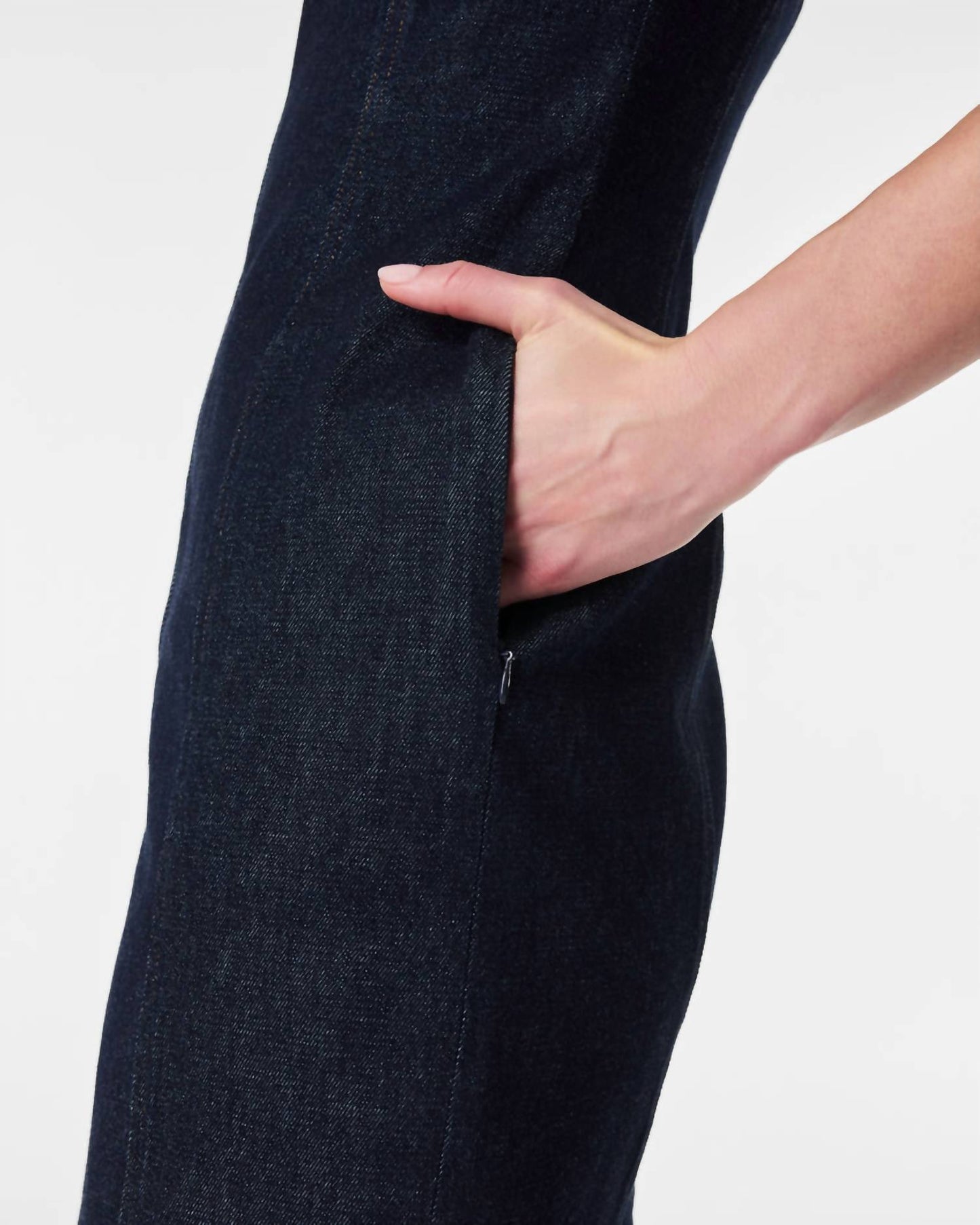 Spanx - Denim Seamed Shift Dress
