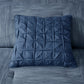7 Piece Printed Seersucker Comforter Set Navy King