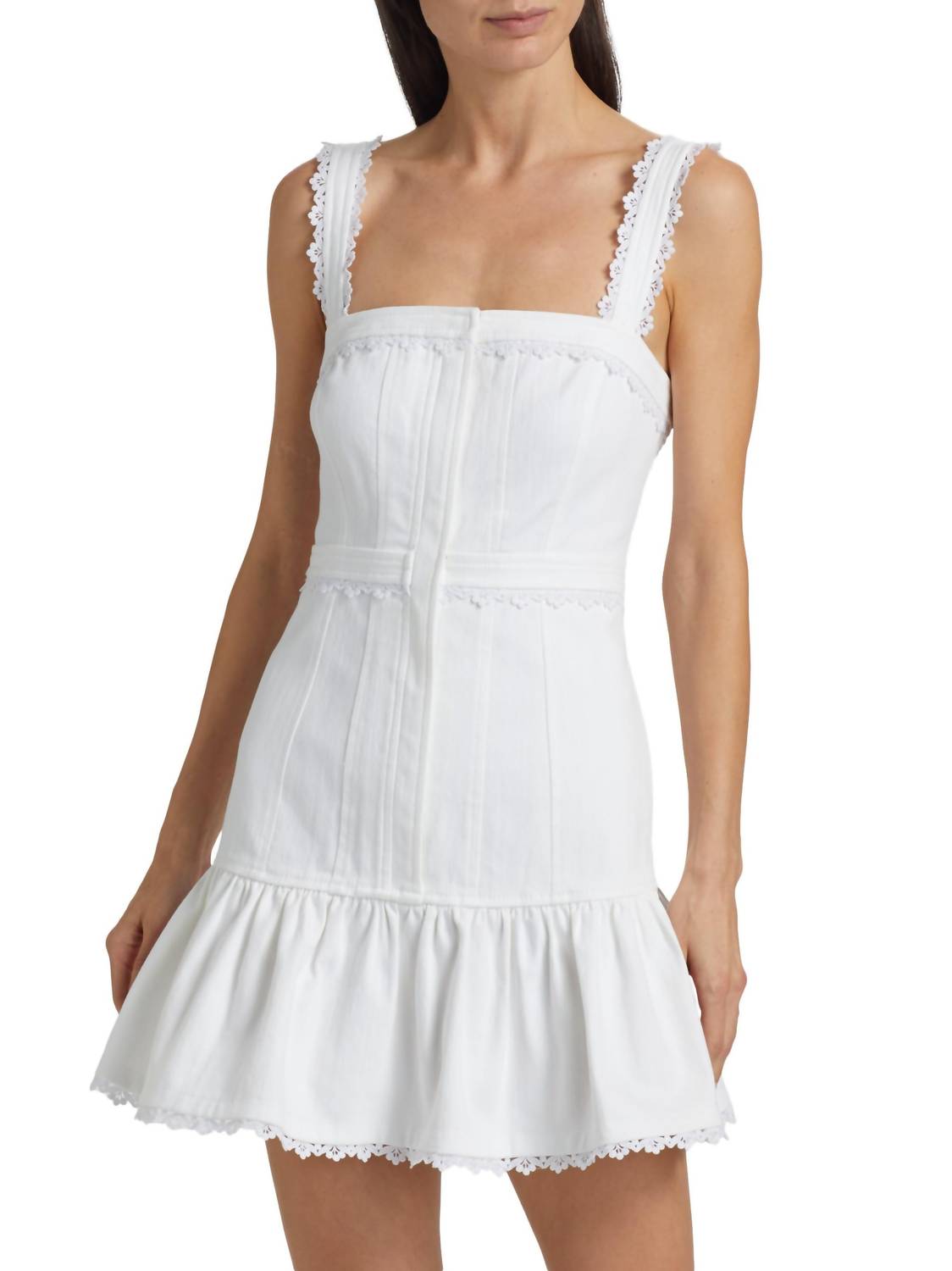 Cinq A Sept - Vineyard Lace Mini Dress