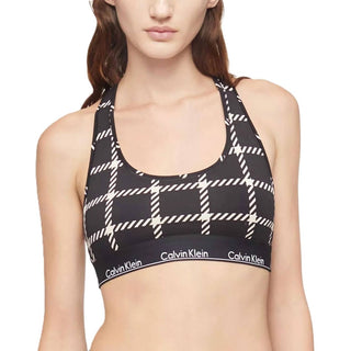 Calvin Klein - Sutiã Bralette Moderno de Algodão com Estampa Gráfica
