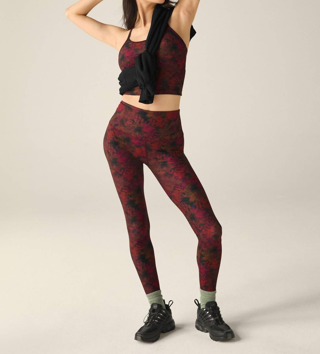 Beyond Yoga - Softmark Caught In The Midi High Waisted Leggings