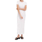 Atm - 4X2 Rib Short Sleeve Maxi Dress
