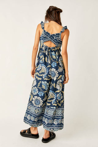 Free People - Macacão Bali Albright com pernas largas