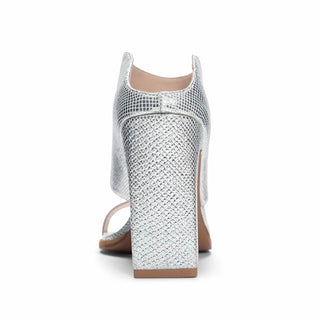 42 Gold - Chinelo Feminino Metálico Escamoso com Punho no Tornozelo