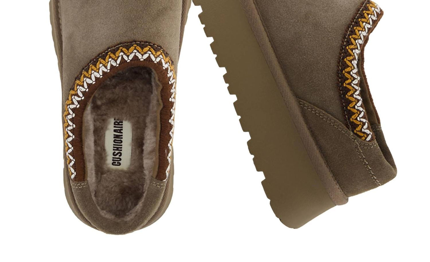 Cushionaire - Women's Kabuki Platform Mule Slippers