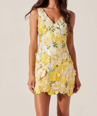 Astr - MINI VESTIDO AISHA COM APLIQUES FLORAL