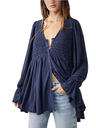 Free People - Don’t Call Me Baby Long Sleeve Top