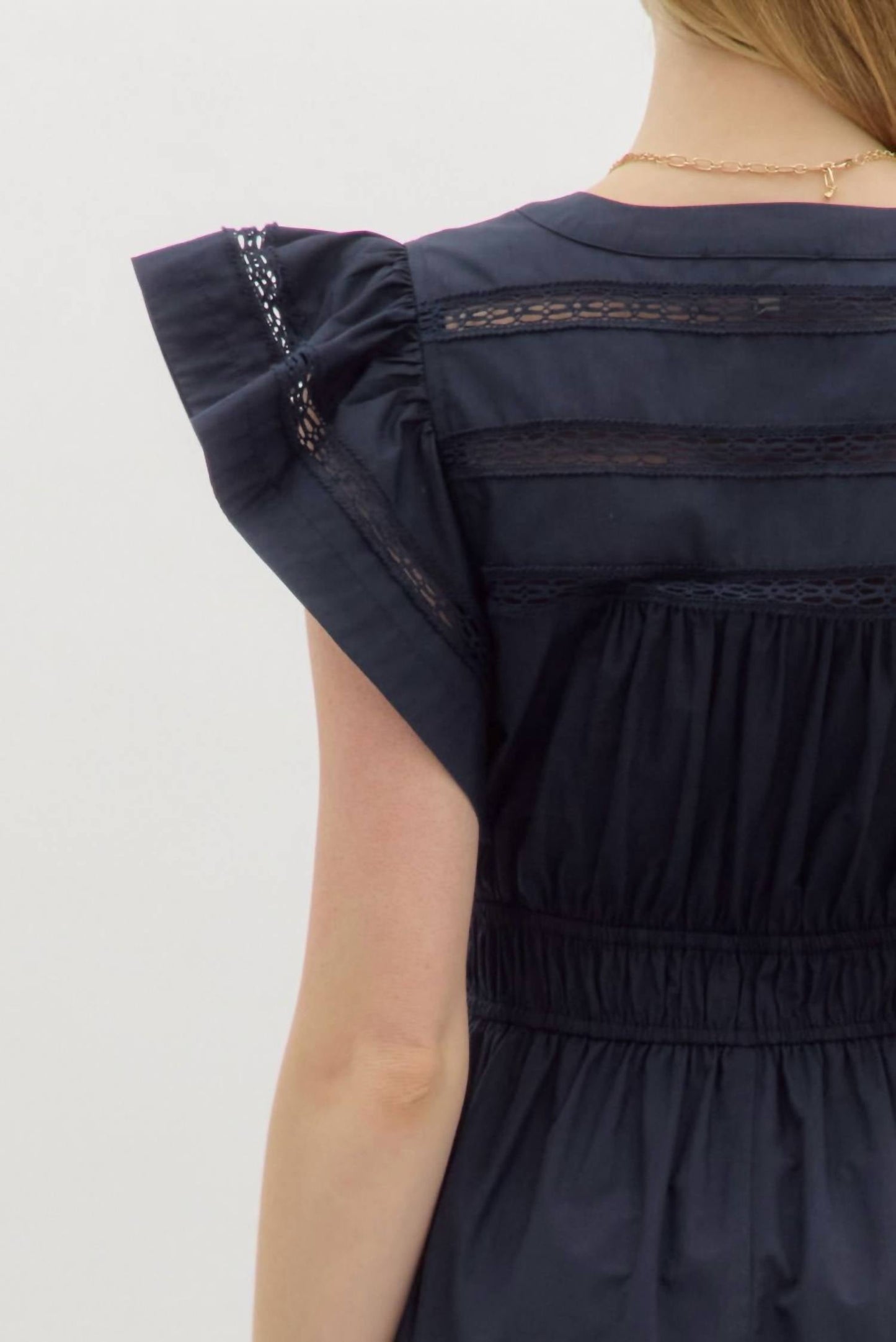 Entro - Flutter Sleeve Dress
