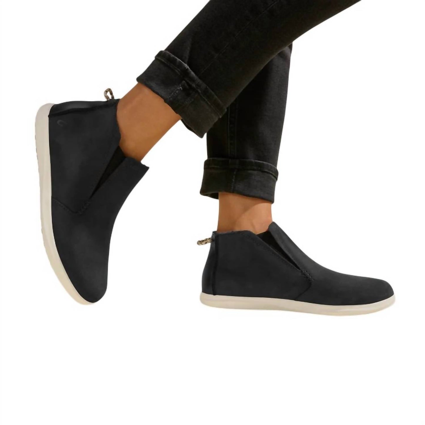 Olukai - Botas impermeáveis ​​femininas Hawai'iloa Manu Hope largas