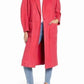 Leith - Single Button Belted Salmon Barbiecoro Oversized Jacket