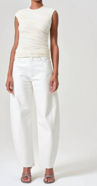 Agolde - Luna Pieced Couro Reciclado