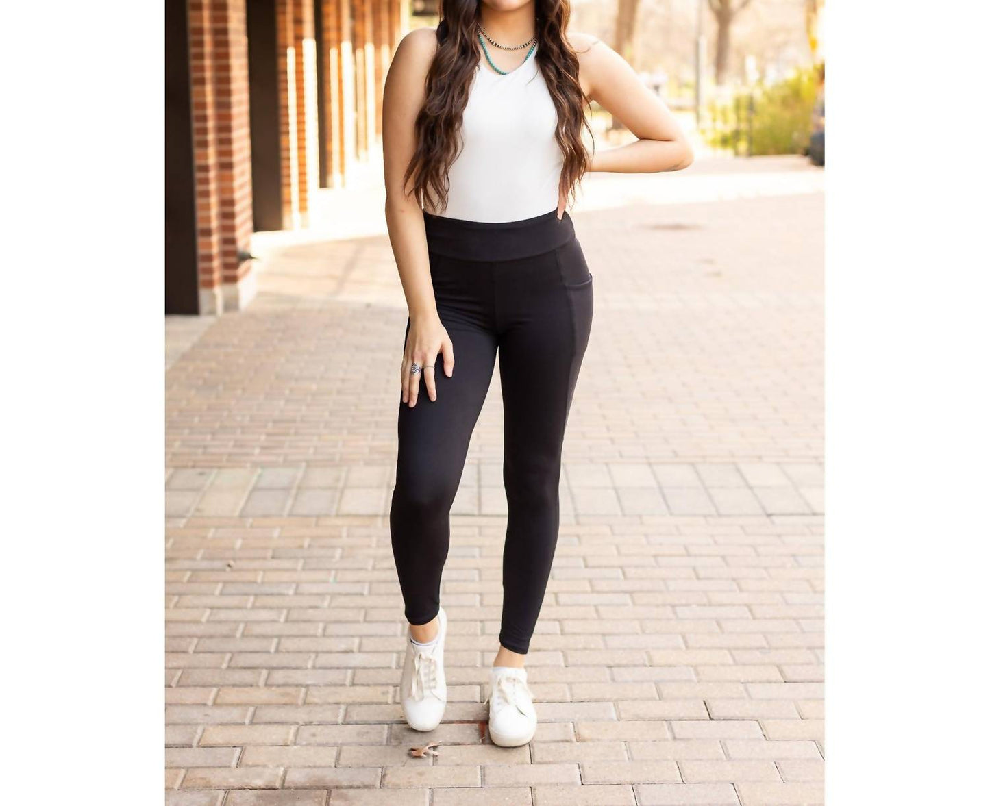Julia Rose - Sleek Pocket Collection - Full Length Leggings