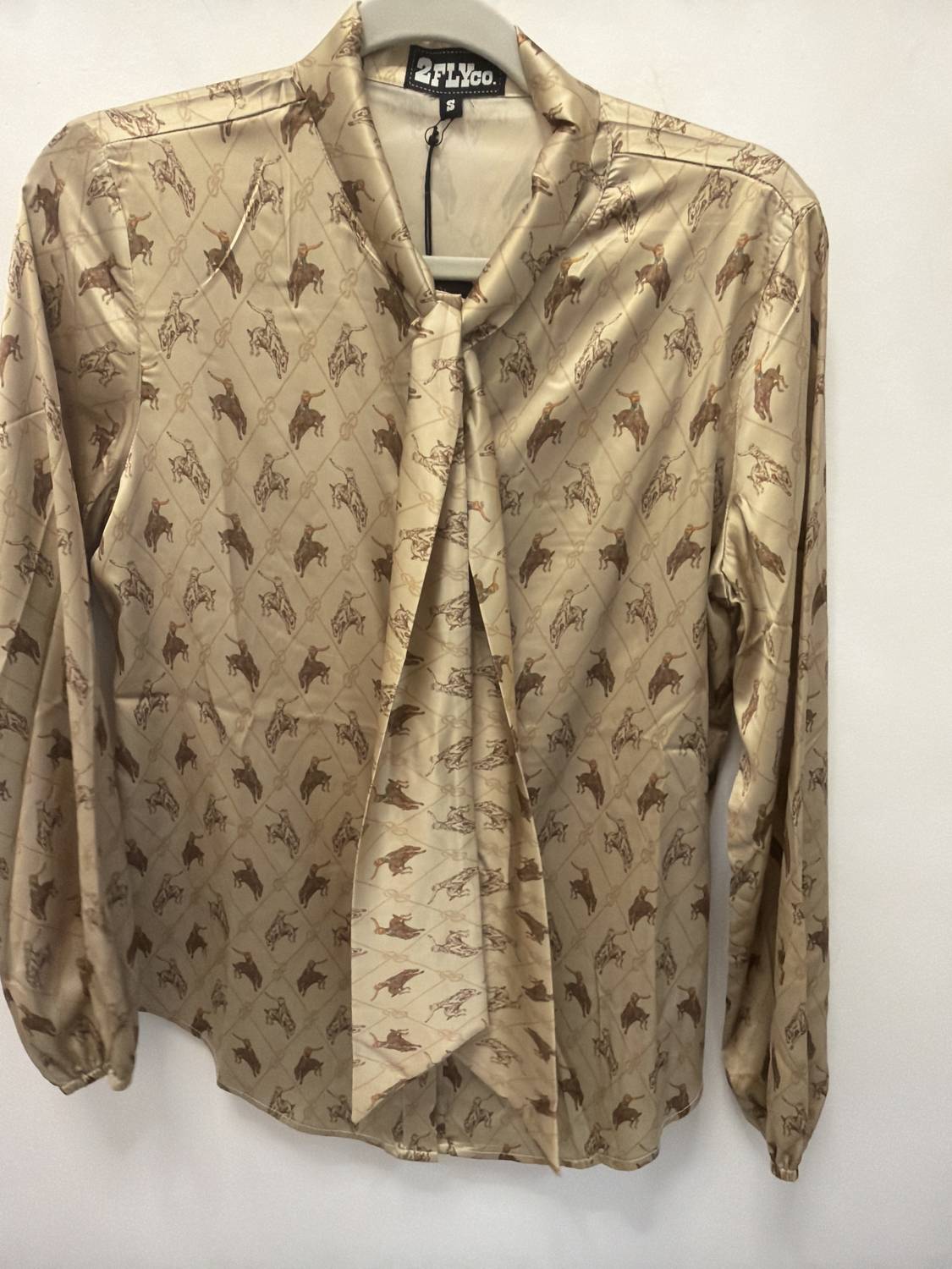 2Flyco - Brimstone Tie Front Blouse
